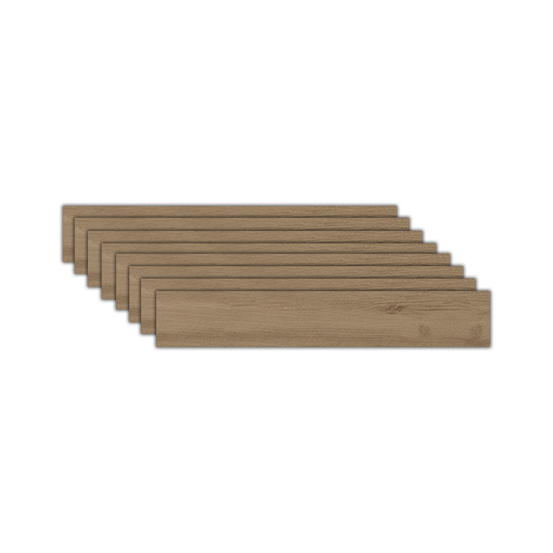 Modern Style Floor Tile Wooden Effect Straight Edge Waterproof Floor Tile