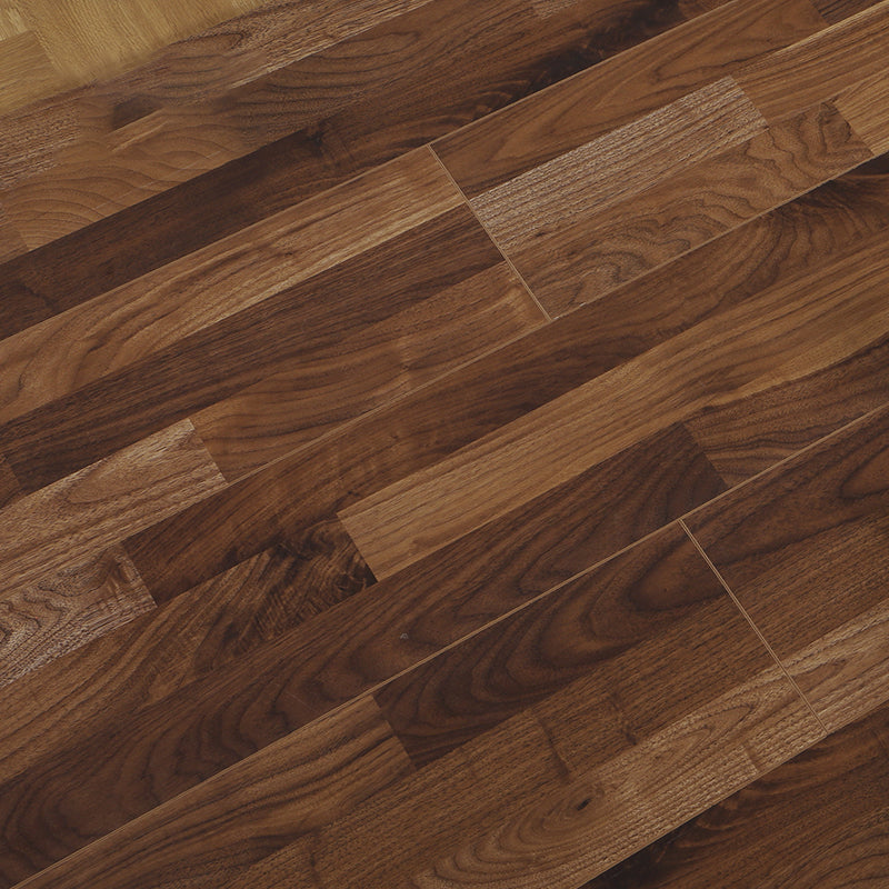 Brown Wood Laminate Flooring Scratch Resistance Matte Laminate Plank Flooring