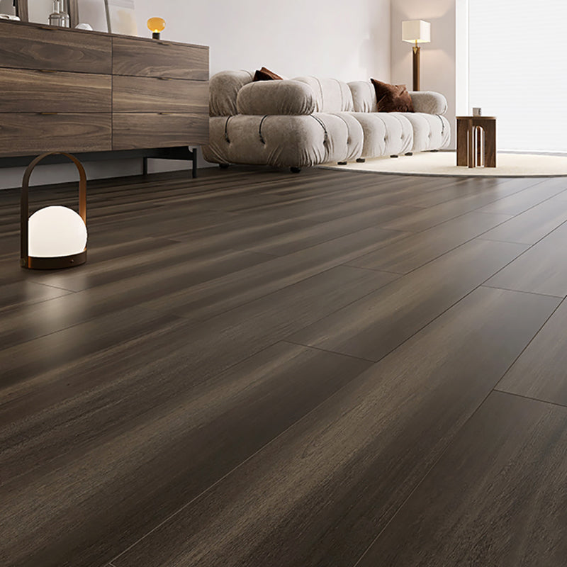 Brown Wood Laminate Flooring Scratch Resistance Matte Laminate Plank Flooring