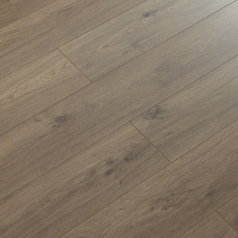 Brown Wood Laminate Flooring Scratch Resistance Matte Laminate Plank Flooring