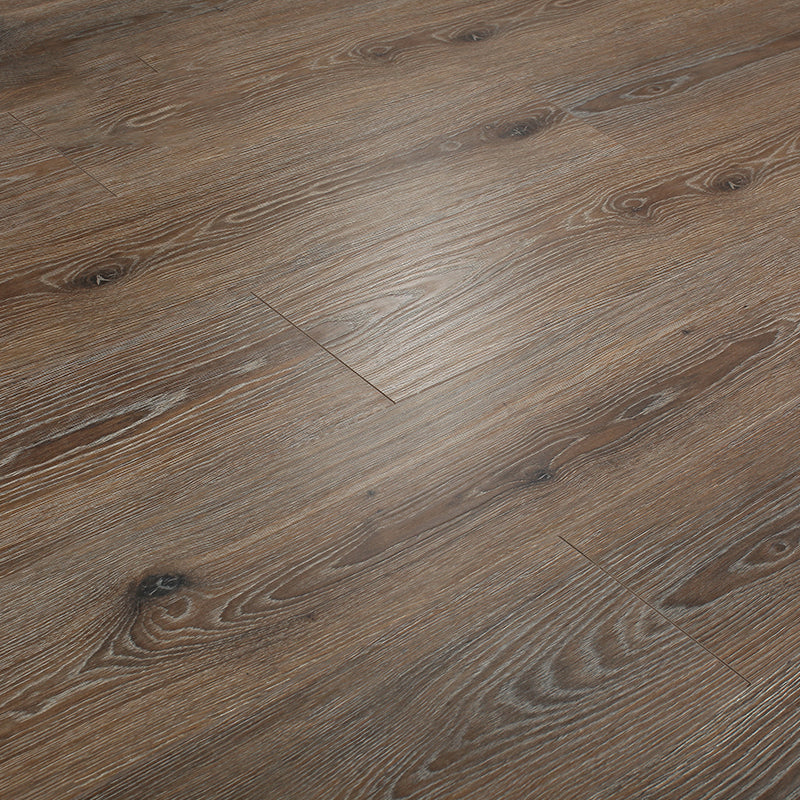 Brown Wood Laminate Flooring Scratch Resistance Matte Laminate Plank Flooring