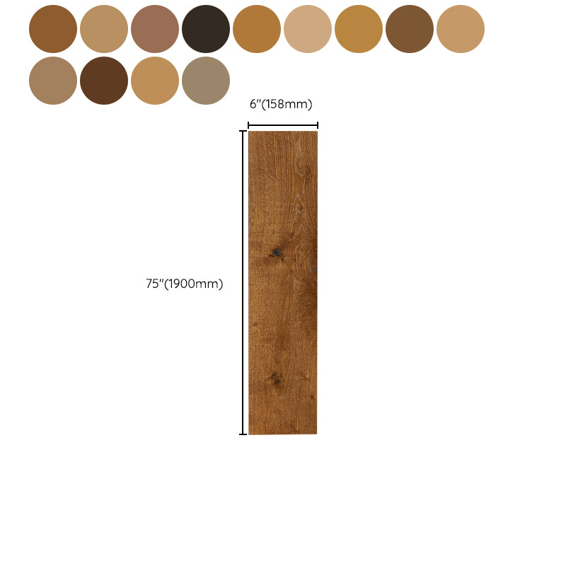 Brown Wood Laminate Flooring Scratch Resistance Laminate Plank Flooring