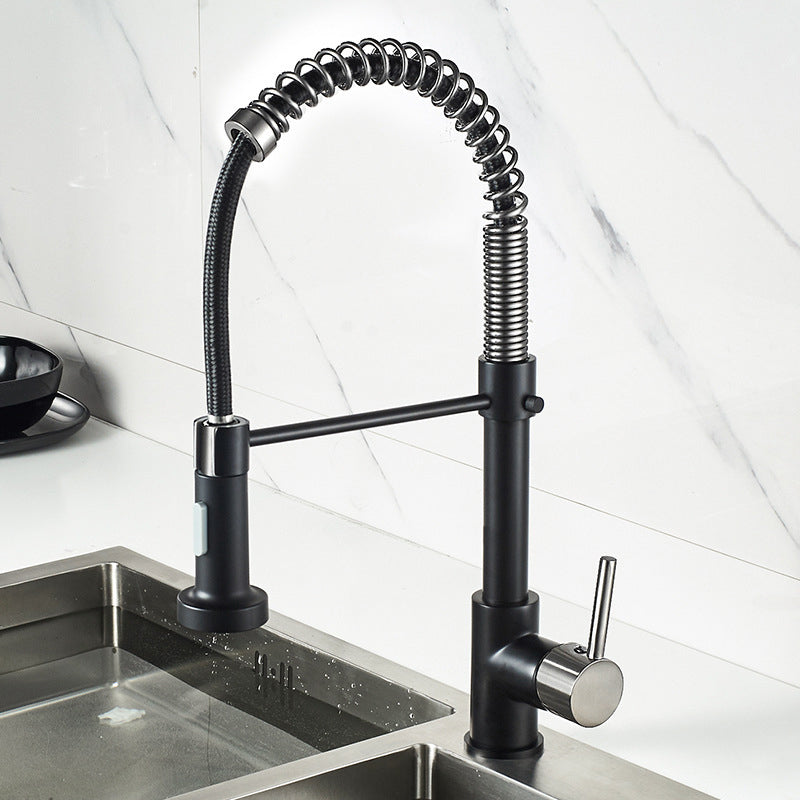 Farmhouse Kitchen Faucet Spring Spout One Handle High Arch Water Filler