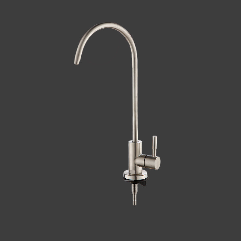 Modern Metal Kitchen Faucet Single Handle One Function Water Faucet