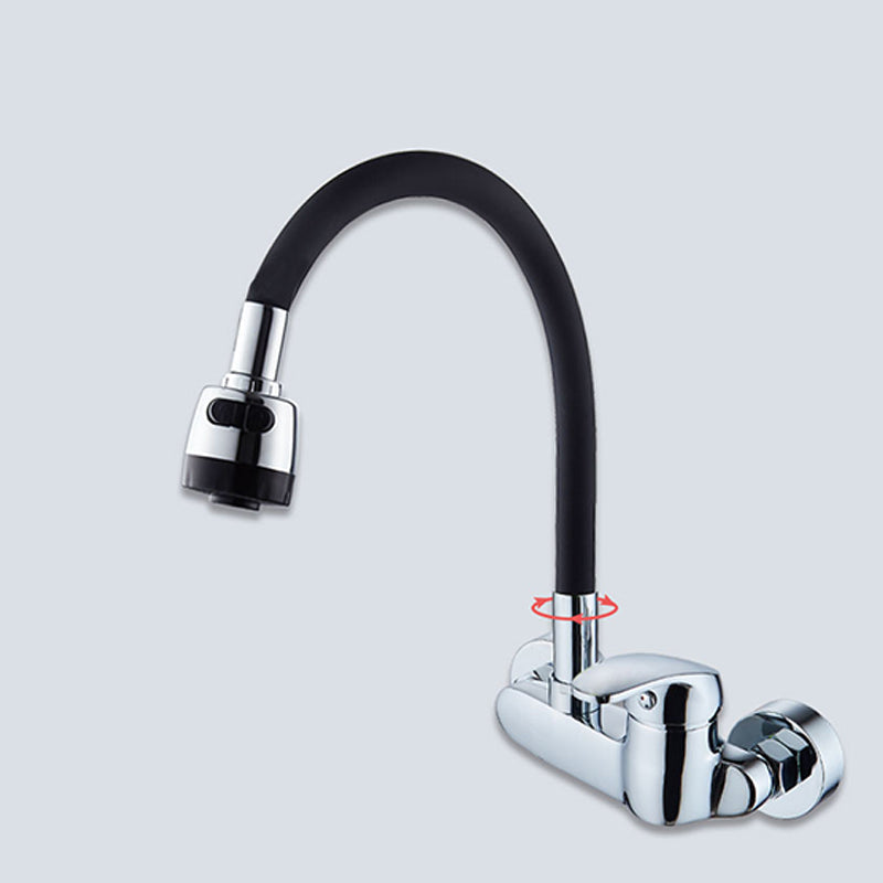 Contemporary Single Handle Kitchen Faucet Wall Mounted Faucet