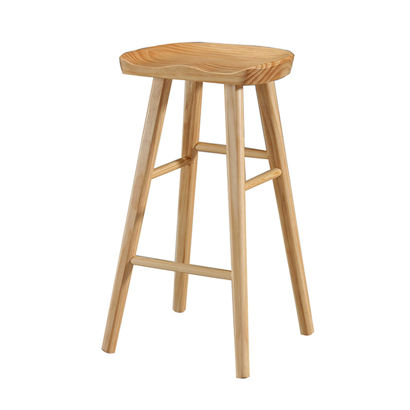 Glam Rectangle Bar Table Set 1/2 Pcs Solid Wood Bar Table Set