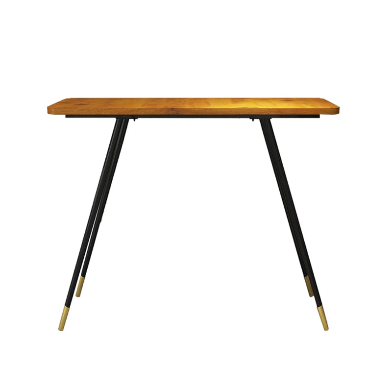 Glam Rectangle Bar Table Set 1/2 Pcs Solid Wood Bar Table Set