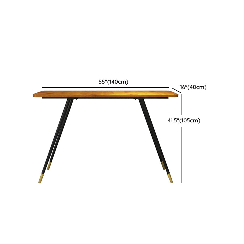 Glam Rectangle Bar Table Set 1/2 Pcs Solid Wood Bar Table Set