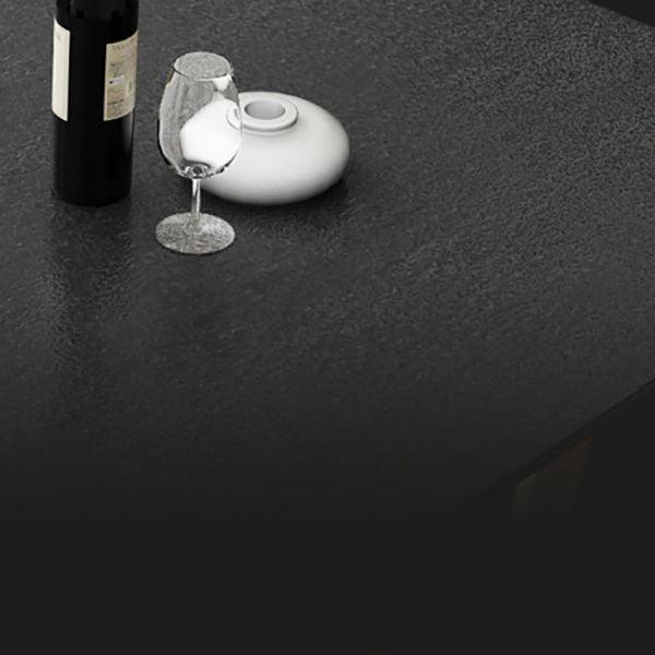 Modern Rectangle Dining Site Table Stone Dining Room Collection with Trestle Base