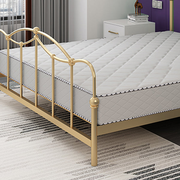 Metal Open Frame Platform Bed Minimalist Iron Bed Frame - 45.3" H