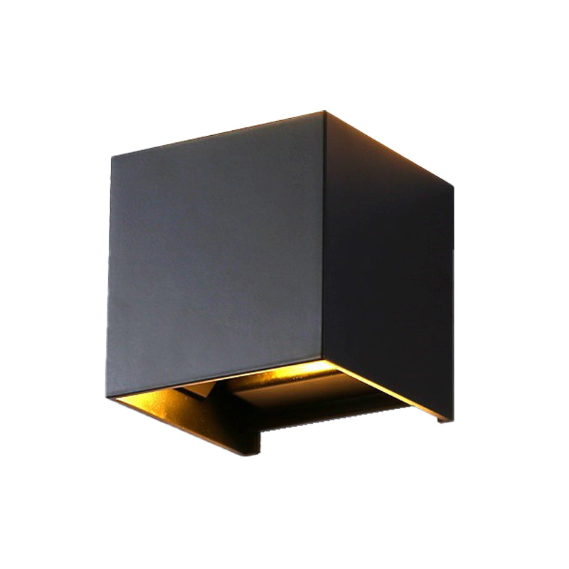 Modern Square Wall Lamp Simplicity Metal Wall Mounted Light Fixture
