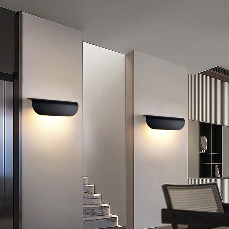 1 Light Geometric Wall Lamp Simplicity Metal Wall Mounted Light Fixture