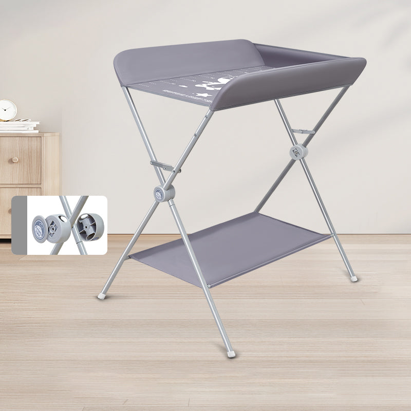 Portable Changing Table Modern Baby Changing Table in Matte Finish