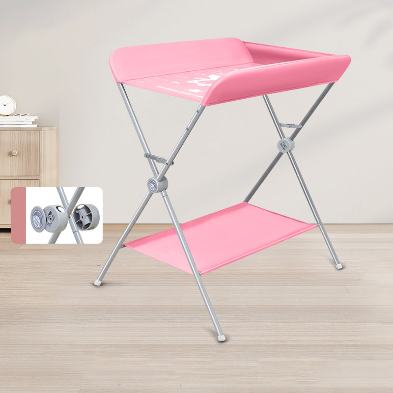 Portable Changing Table Modern Baby Changing Table in Matte Finish