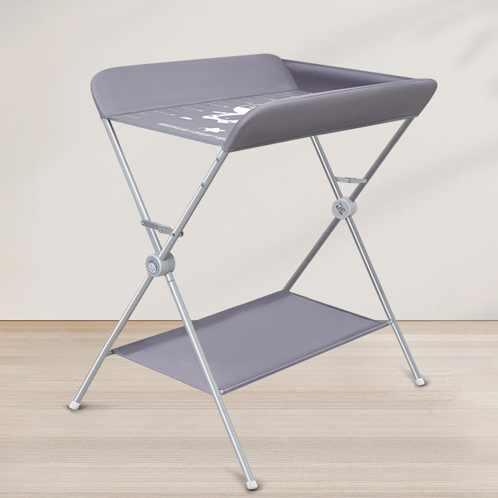 Portable Changing Table Modern Baby Changing Table in Matte Finish