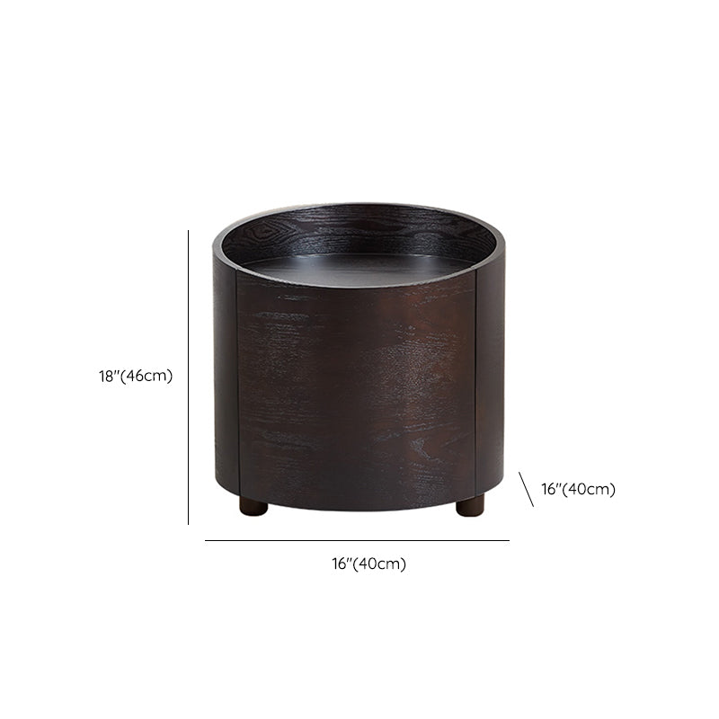 Modern Bed Nightstand Wooden Accent Table Nightstand with Drawer