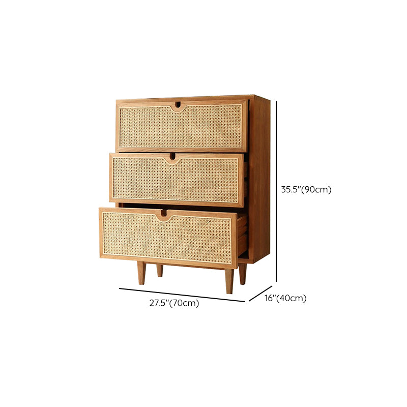 Modern Storage Chest Dresser Wooden Storage Chest with Drawers