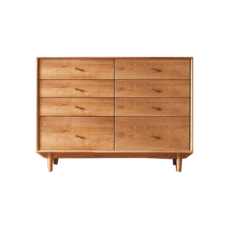 Wooden Storage Chest Dresser Horizontal Storage Chest with Drawers