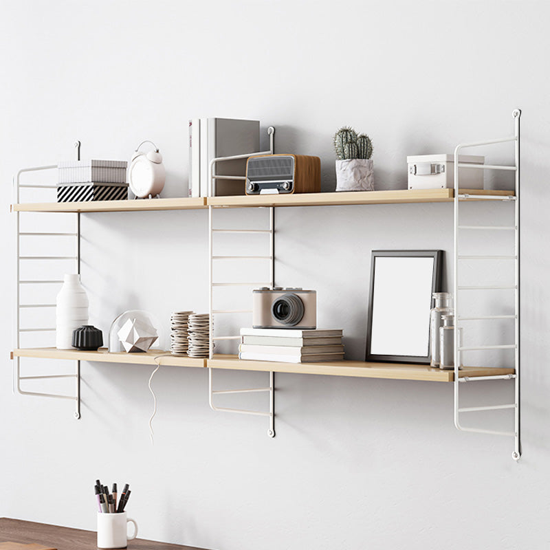 Contemporary Book Display Steel Bookshelf Scratch Resistant Floating