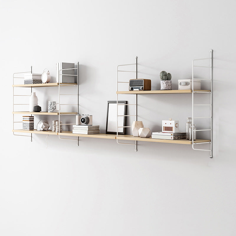 Contemporary Book Display Steel Bookshelf Scratch Resistant Floating