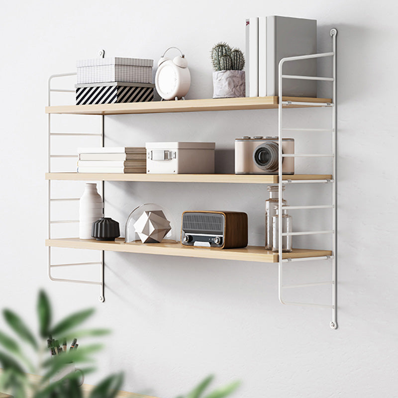 Contemporary Book Display Steel Bookshelf Scratch Resistant Floating