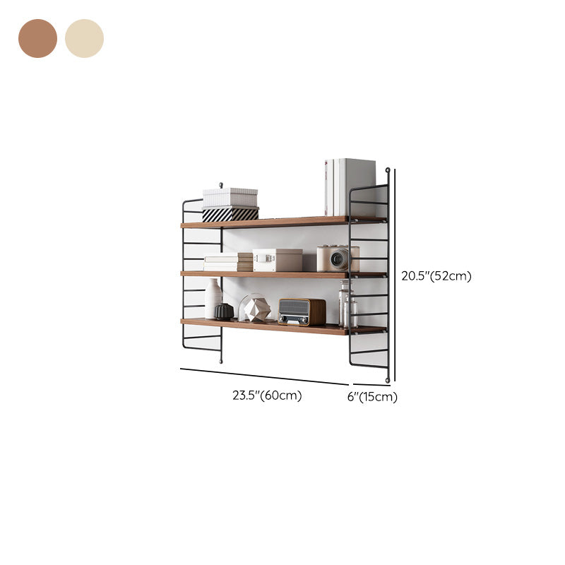 Contemporary Book Display Steel Bookshelf Scratch Resistant Floating