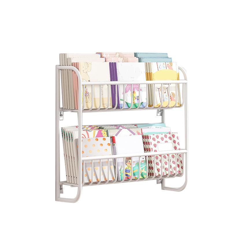 Wall Mounted Metal Bookshelf Children's Picture Book Display Rack