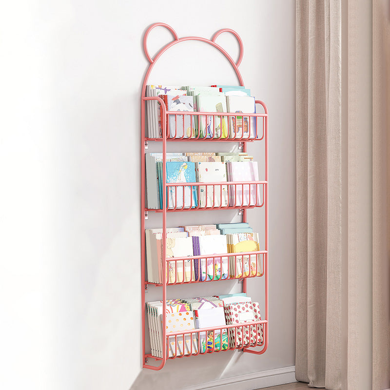 Wall Mounted Metal Bookshelf Children's Picture Book Display Rack