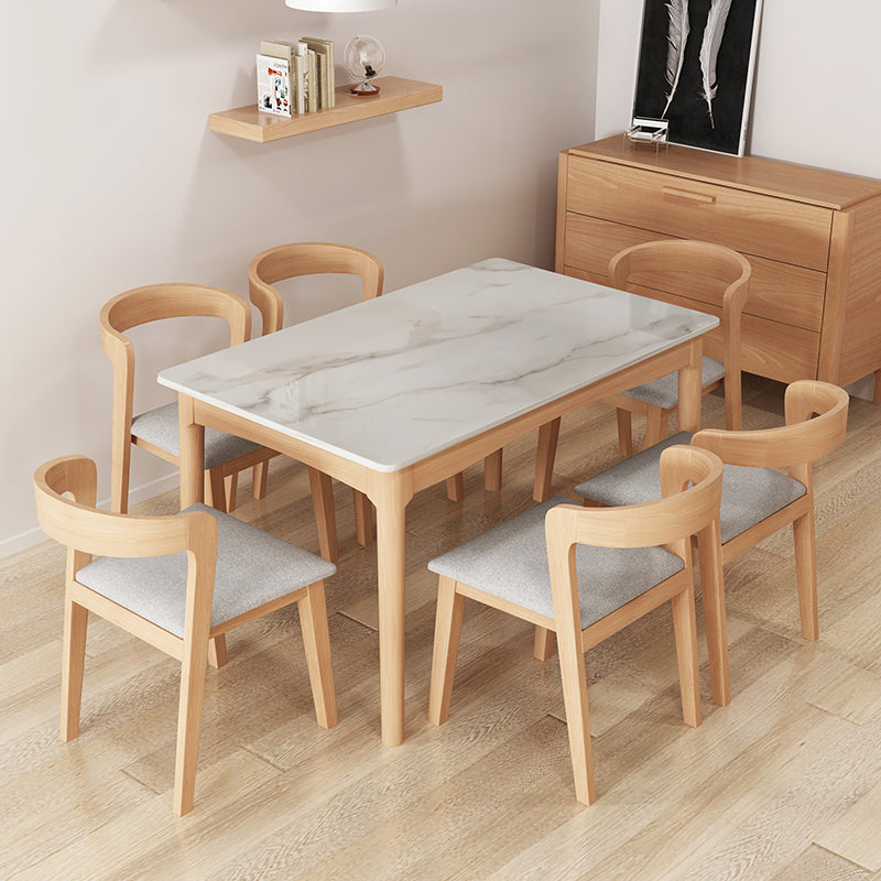 Simplicity Style Dining Site Table Rectangle Furniture for Home