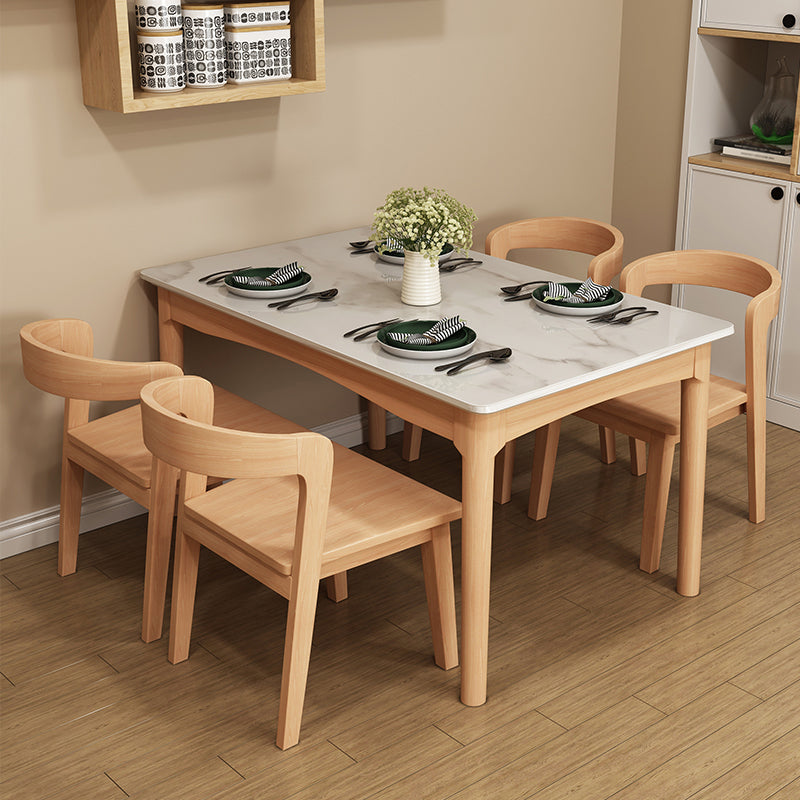 Simplicity Style Dining Site Table Rectangle Furniture for Home