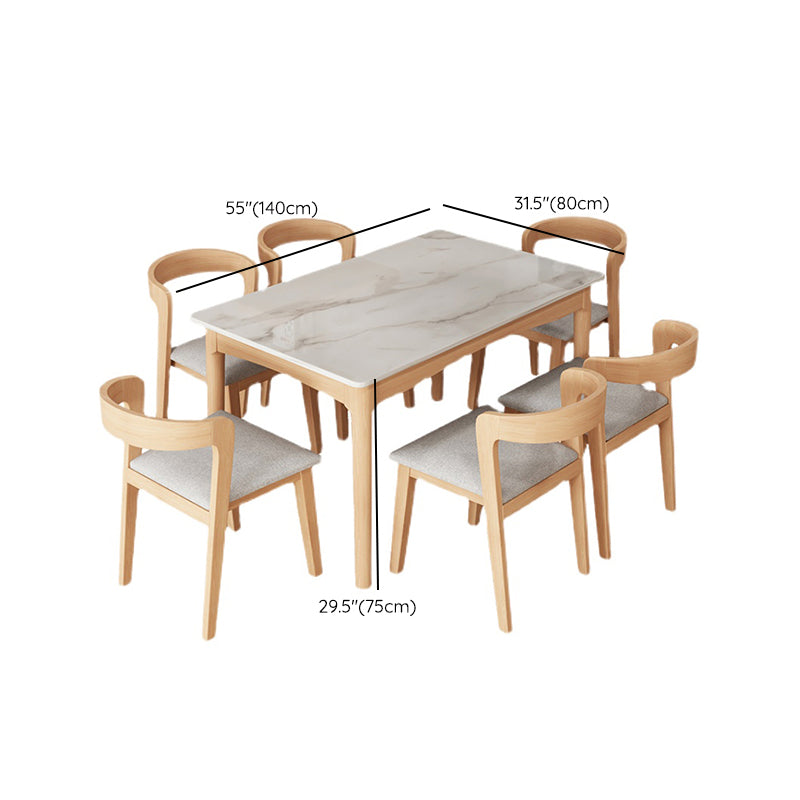 Simplicity Style Dining Site Table Rectangle Furniture for Home
