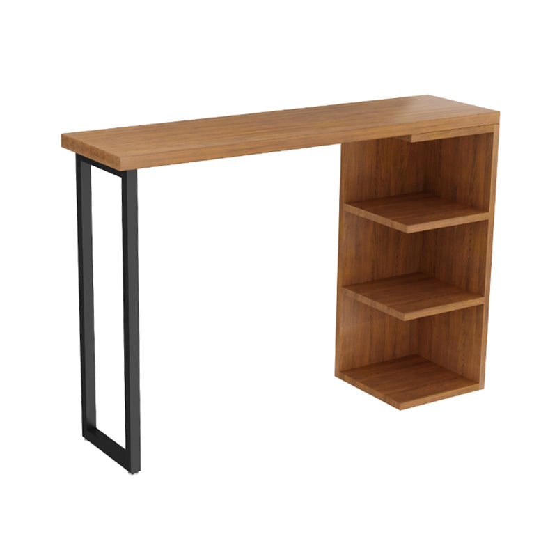 Modern Pub Height Dining Table Natural Pine Counter Height Table