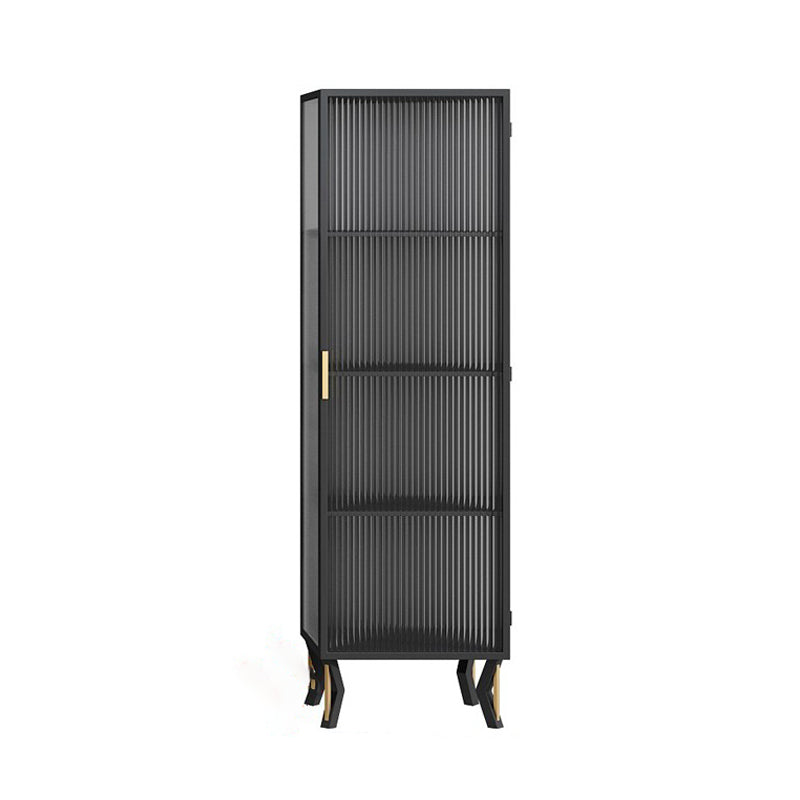 Contemporary Sideboard Cabinet Metal Sideboard with Doors for Dining Room