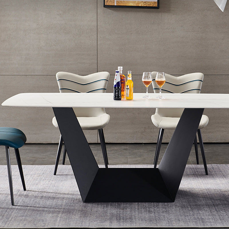 Modern Indoor Dining Side Chair Leather Upholstered Side Chair