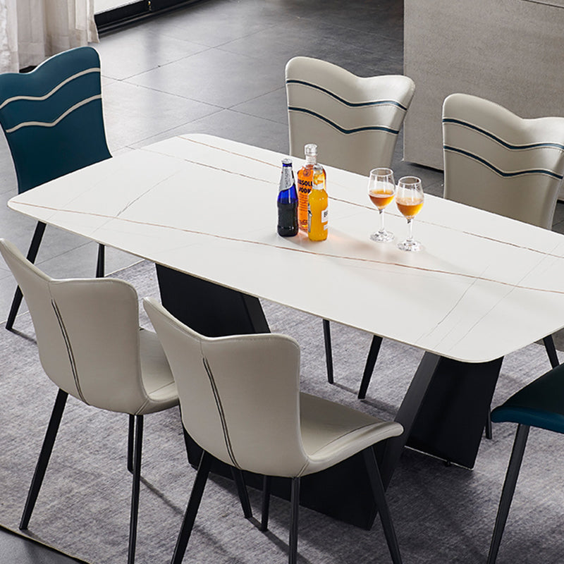 Modern Indoor Dining Side Chair Leather Upholstered Side Chair