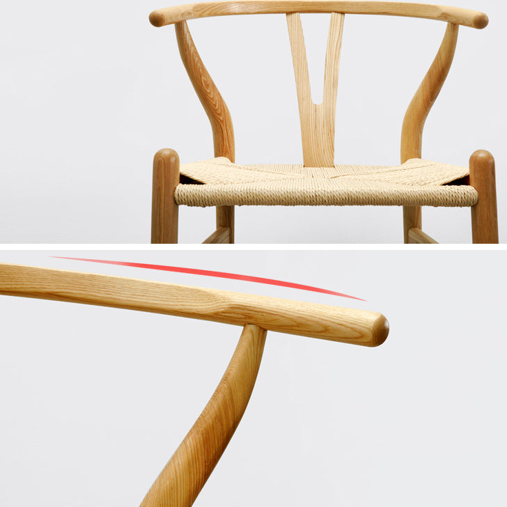 Modern Armrest Backrest Chair with Wooden Legs for Dining Room