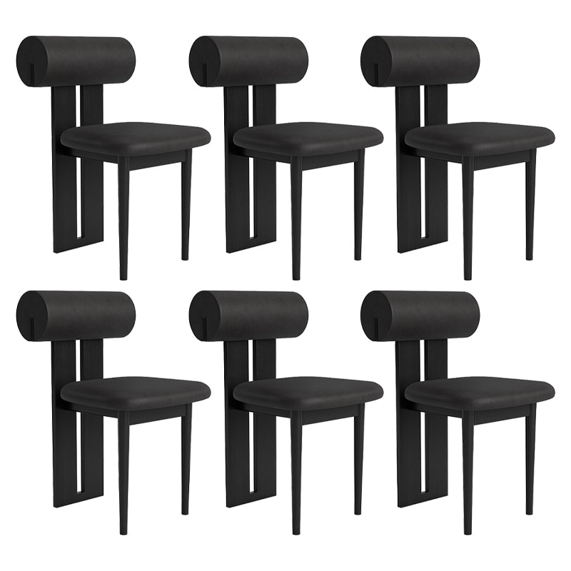 Contemporary Side Chair Wood Slat Back Dining Room Chair for Dining Room