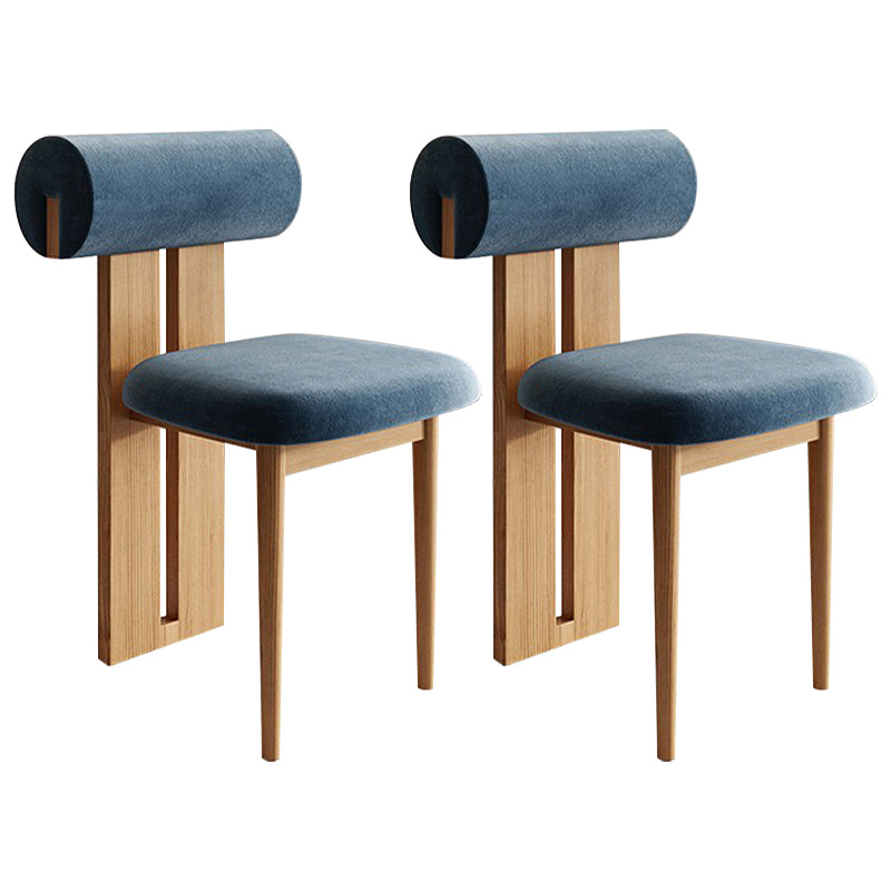 Contemporary Side Chair Wood Slat Back Dining Room Chair for Dining Room