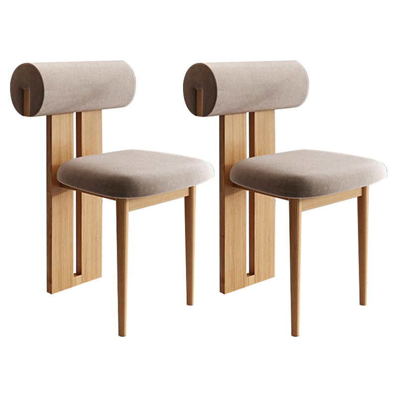 Contemporary Side Chair Wood Slat Back Dining Room Chair for Dining Room