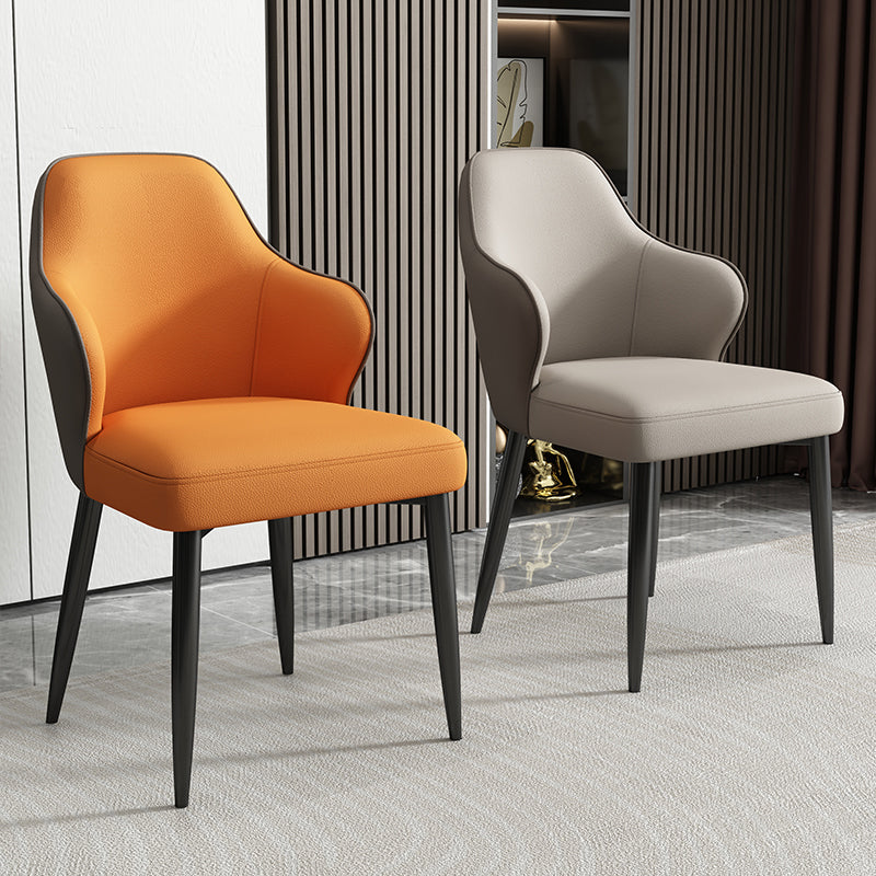Modern Armrest Backrest Cushion Chair with Metal Legs for Hotel