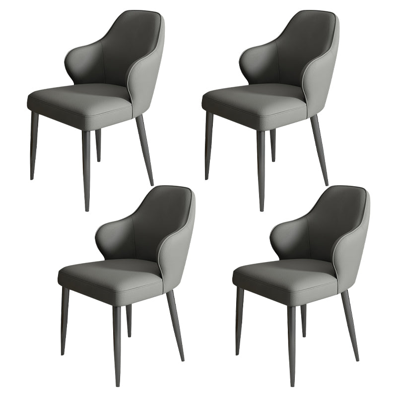 Modern Armrest Backrest Cushion Chair with Metal Legs for Hotel