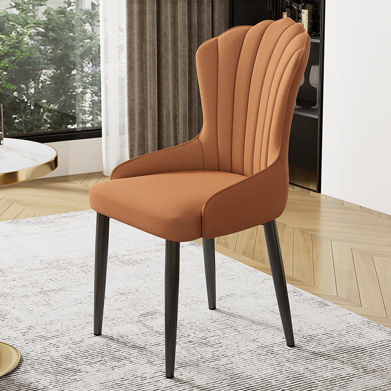 Modern Armrest Backrest Cushion Chair with Metal Legs for Hotel