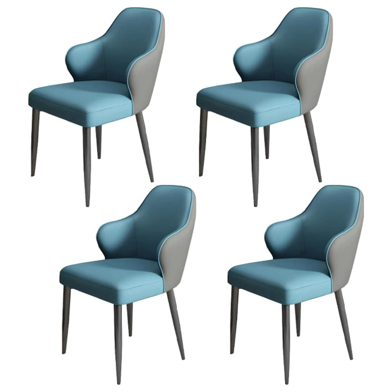 Modern Armrest Backrest Cushion Chair with Metal Legs for Hotel