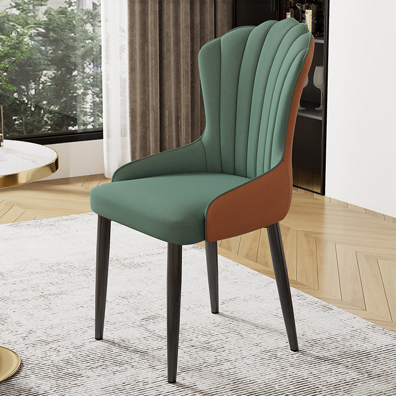 Modern Armrest Backrest Cushion Chair with Metal Legs for Hotel