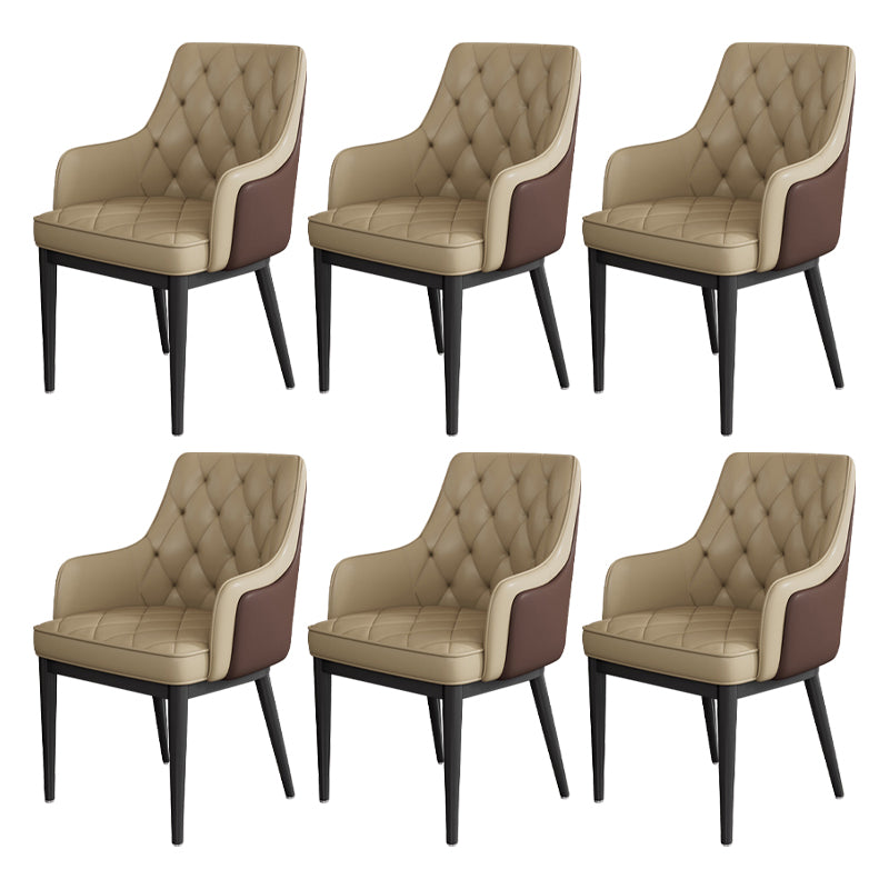 Modern Armrest Backrest Cushion Chair with Metal Legs for Hotel