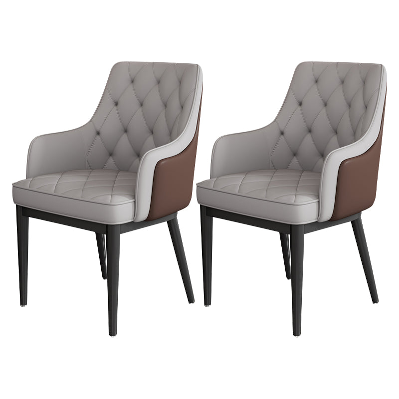 Modern Armrest Backrest Cushion Chair with Metal Legs for Hotel