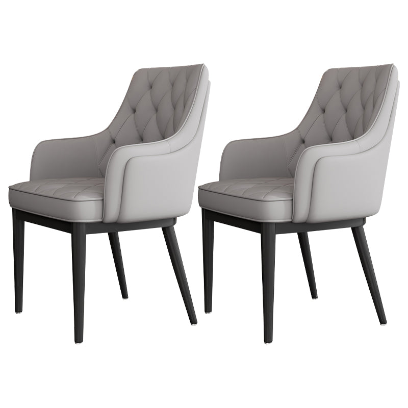 Modern Armrest Backrest Cushion Chair with Metal Legs for Hotel