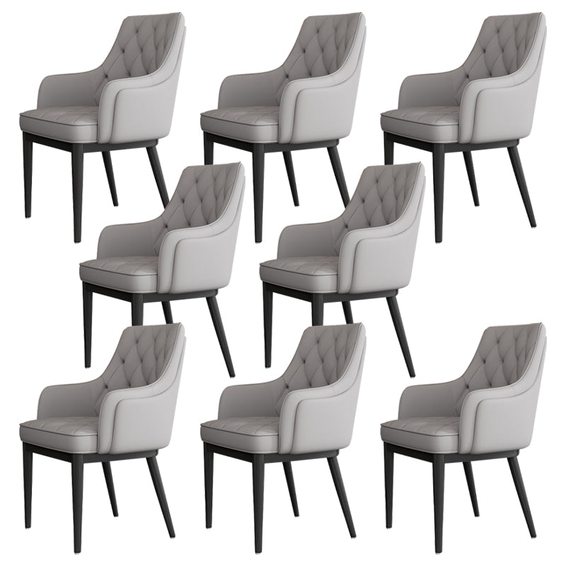 Modern Armrest Backrest Cushion Chair with Metal Legs for Hotel