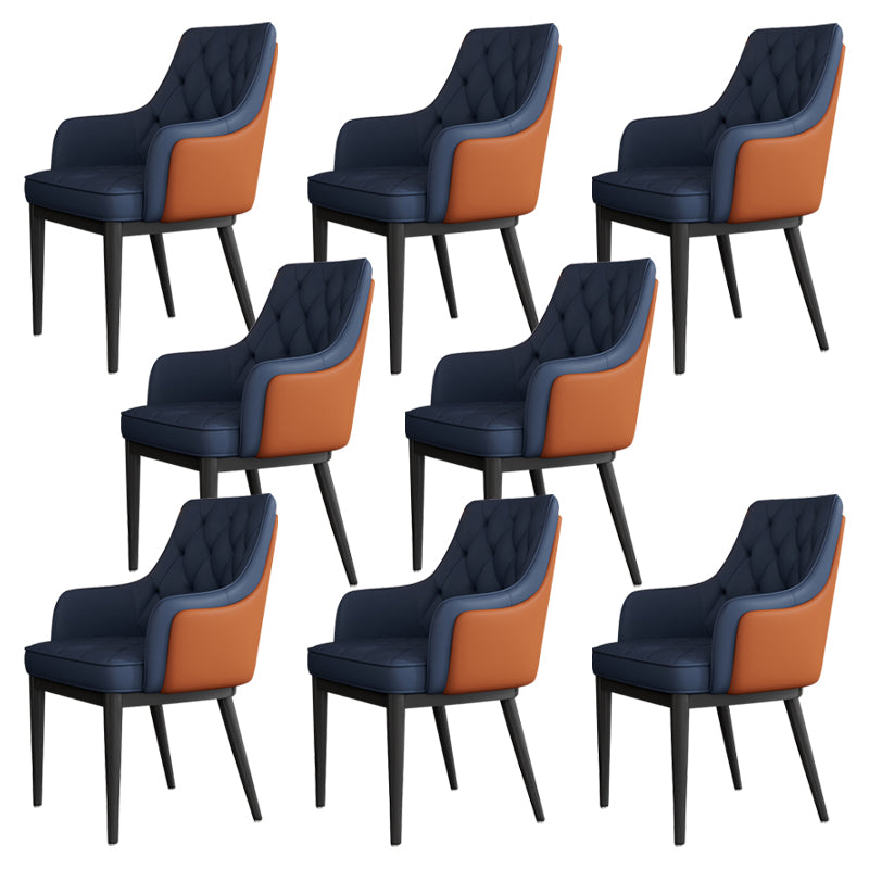 Modern Armrest Backrest Cushion Chair with Metal Legs for Hotel