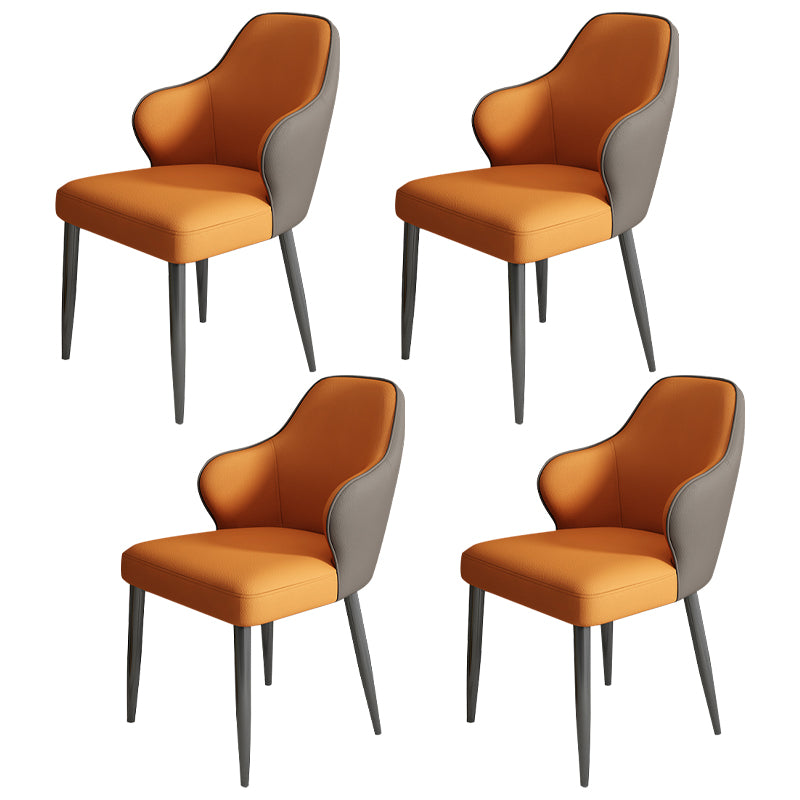 Modern Armrest Backrest Cushion Chair with Metal Legs for Hotel